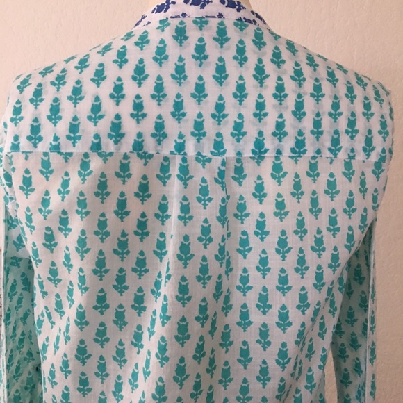 J Crew Long Sleeve Popover Size 2 - Picture 4 of 7